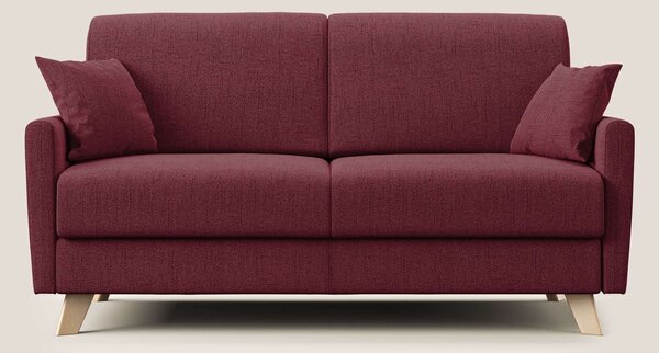 Edgar divano letto matrimoniale in tessuto felis impermeabile T03 ross