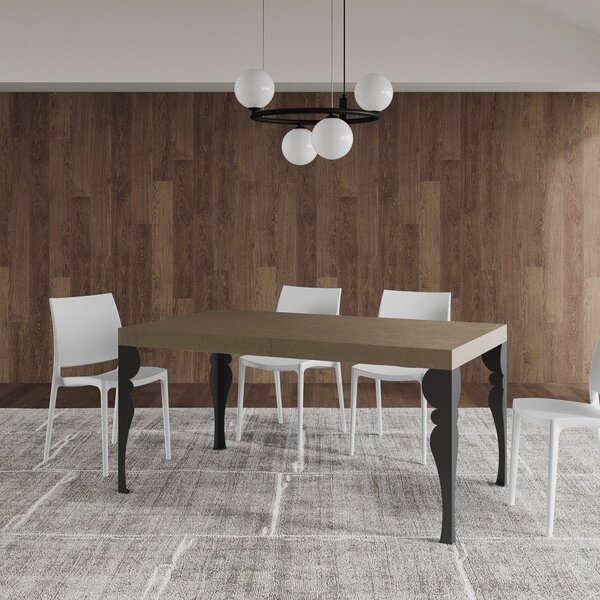 Tavolo Allungabile 160-244x80x77 cm Paxon Tortora