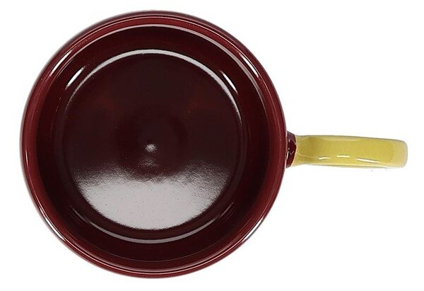 Tazza burgundy in gres 280 ml Lou – ONA