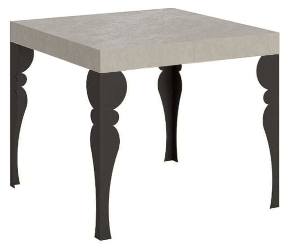 Tavolo Allungabile 90-246x90x77 cm Paxon Cashmere Telaio Antracite