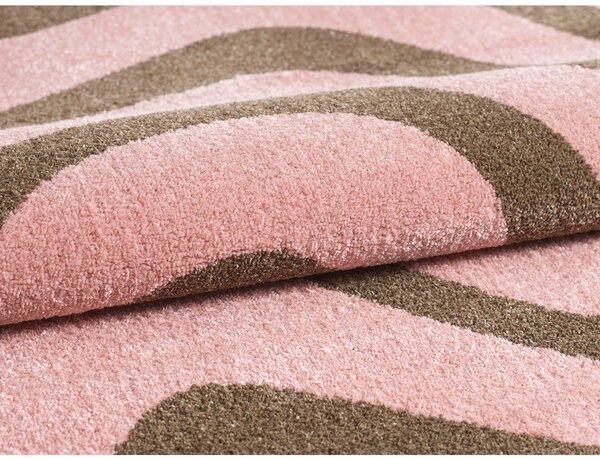 Tappeto rosa/marrone 160x230 cm Aurora – ESTE