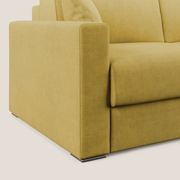 Best Divano letto matrimoniale in tessuto impermeabile T02 giallo