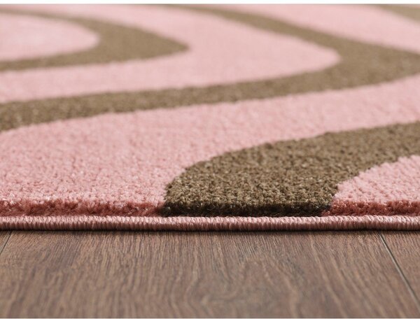 Tappeto rosa/marrone 160x230 cm Aurora – ESTE