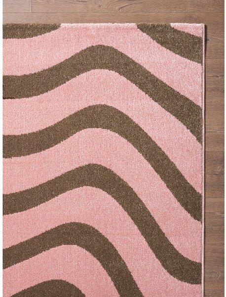 Tappeto rosa/marrone 160x230 cm Aurora – ESTE