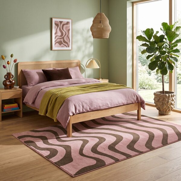 Tappeto rosa/marrone 160x230 cm Aurora – ESTE