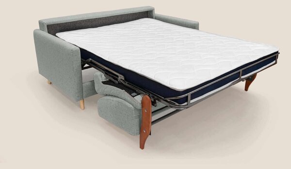 Edgar divano letto matrimoniale in tessuto felis impermeabile T03 grig