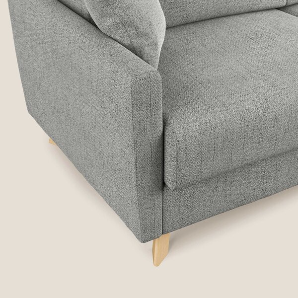 Edgar divano letto matrimoniale in tessuto felis impermeabile T03 grig