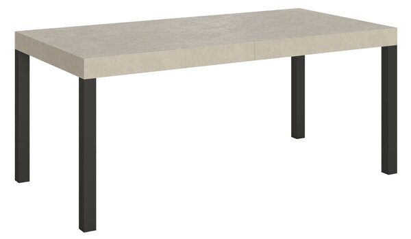Tavolo Allungabile 180-284x90x77 cm Everyday Cashmere Gambe Antracite