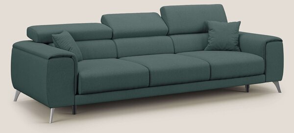 Fusion divano con 3 sedute allungabili in tessuto smacchiabile T05 ver