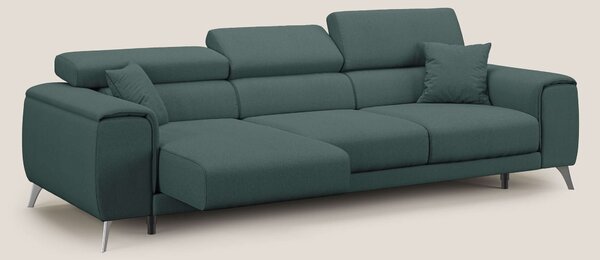 Fusion divano con 3 sedute allungabili in tessuto smacchiabile T05 ver