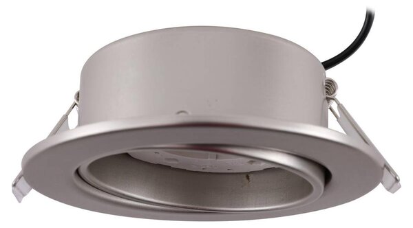 Lampada da incasso Lindby Jyla, nichel opaco, Ø 13 cm, GX53