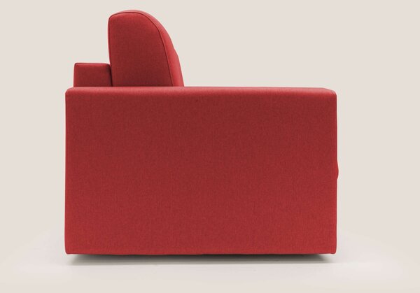 Chris Divano letto matrimoniale in tessuto impermeabile T13 rosso