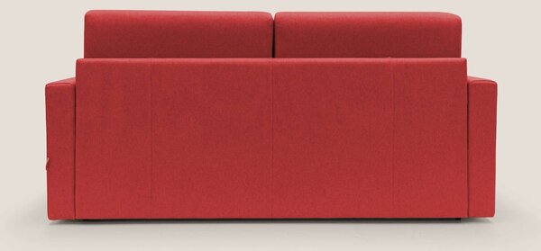 Chris Divano letto matrimoniale in tessuto impermeabile T13 rosso