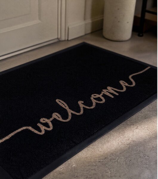 Tappetino nero, 45 x 75 cm Cozy Welcome - Hanse Home