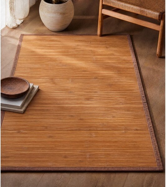 Tappeto in bambù colore naturale 60x90 cm - Casa Selección