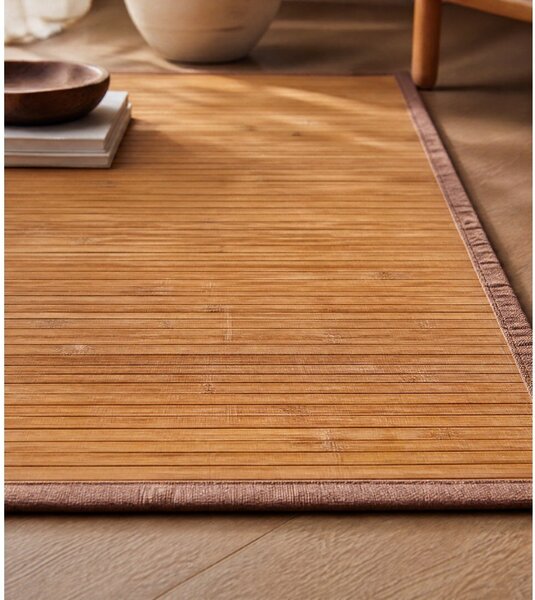 Tappeto in bambù colore naturale 60x90 cm - Casa Selección