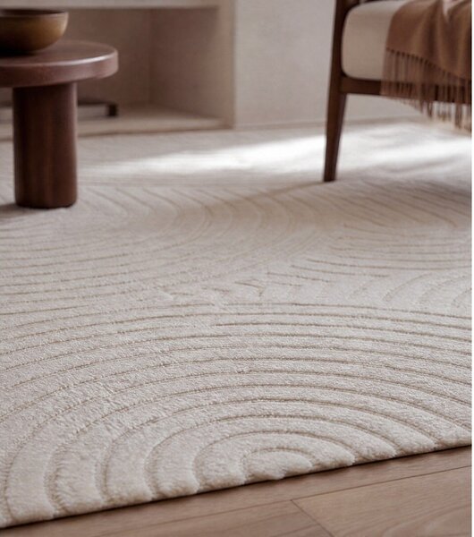 Tappeto color crema 160 x 230 cm Yen One - Universal
