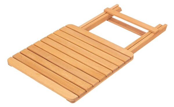 Set da giardino in legno di faggio in colore crema-naturale per 2 persone - Floriane Garden