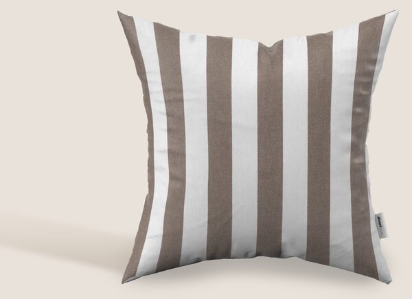 Righe cuscino cotone rigato disponibile in diverse colorazioni beige