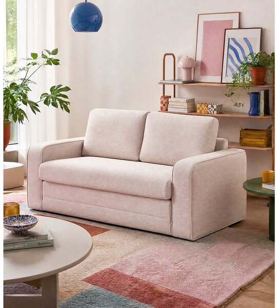 Divano beige allungabile 160 cm Come – Bobochic Paris