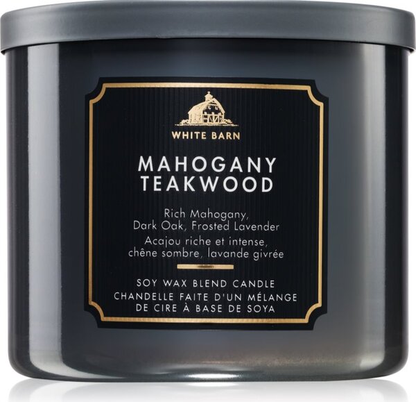 Bath & Body Works Mahogany Teakwood candela profumata 411 g