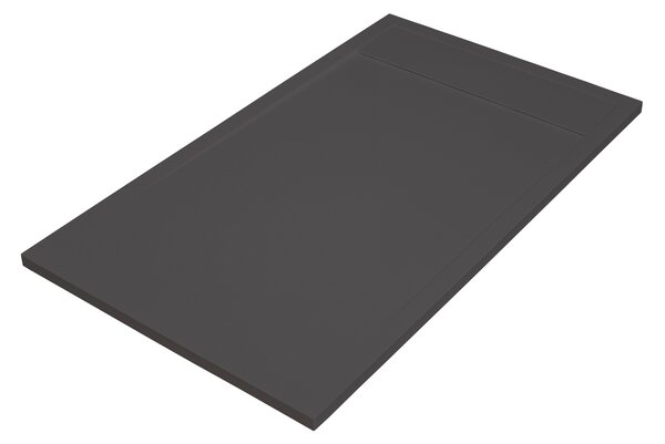 Piatto doccia resina sintetica e polvere di marmo Neo 70 x 90 cm nero