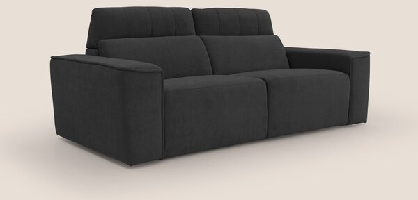 Clark Divano modulare con opzione relax elettrico in tessuto smacchiab