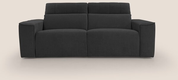 Clark Divano modulare con opzione relax elettrico in tessuto smacchiab