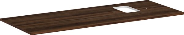 Hansgrohe Xelu Q Console avec découpe à droite, 1360x550, pour vasque à poser, avec trou pour robinet, 54124630, 54124630