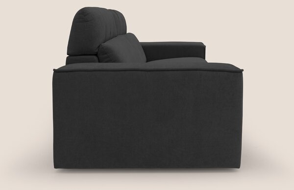 Clark Divano modulare con opzione relax elettrico in tessuto smacchiab