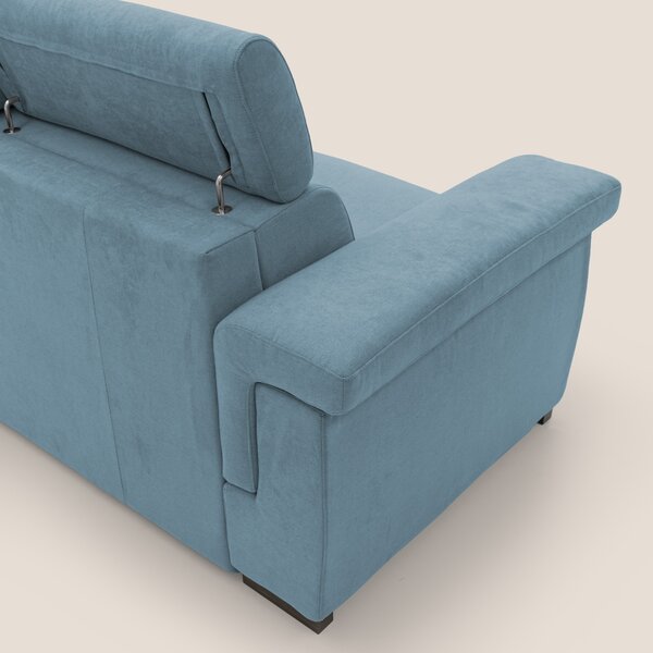 Bjorn divano letto sfoderabile con materasso H18 cm e poggiatesta recl