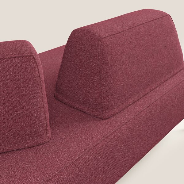 Newton divano modulare con schienali movibili T07 rosso