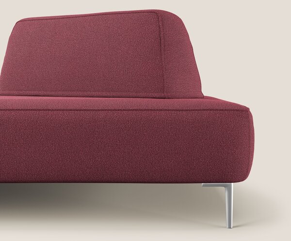 Newton divano modulare con schienali movibili T07 rosso