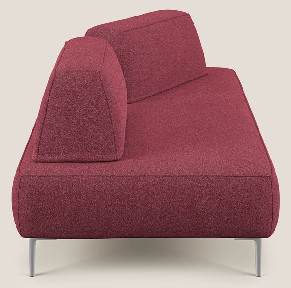 Newton divano modulare con schienali movibili T07 rosso