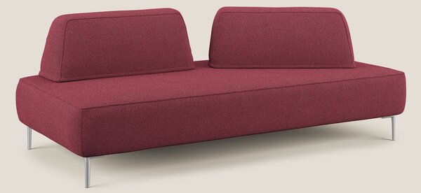 Newton divano modulare con schienali movibili T07 rosso