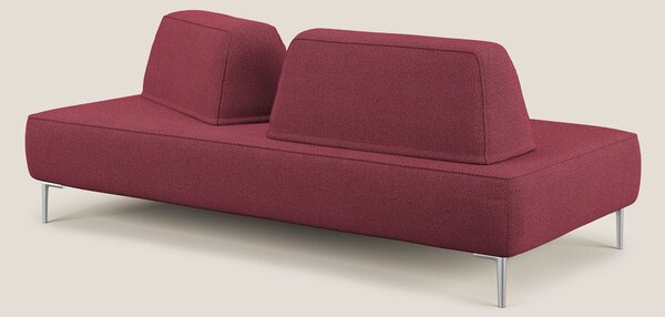 Newton divano modulare con schienali movibili T07 rosso