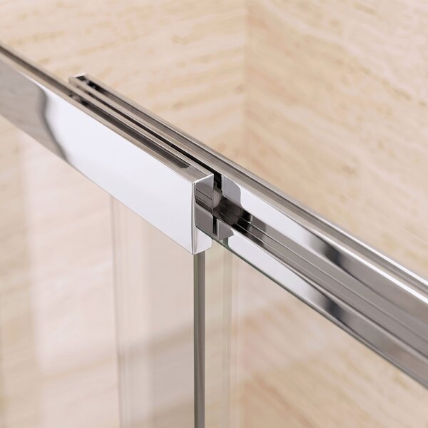 Paravento vasca scorrevole REA Dario Chrome 80