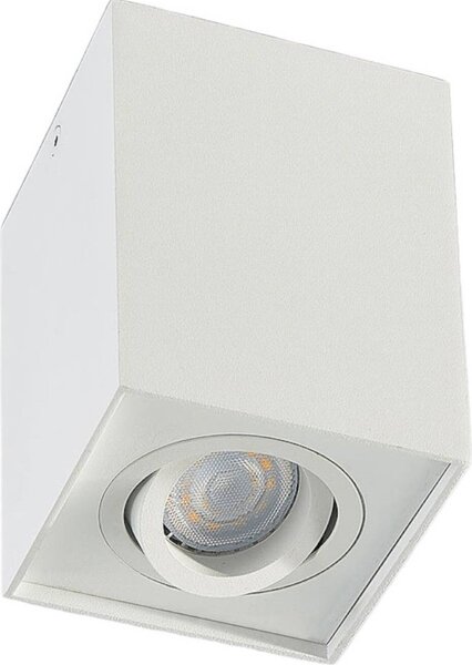 Faretto da soffitto Jolina, angolare, bianco, 13 cm, metallo