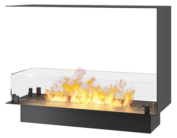 Camino a Bioetanolo da Incasso 80x30x60 cm Infire U800 Slim Nero