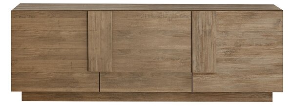 Mobile TV Moderno 3 Ante Jupiter 182x44x63 cm Noce Mercure