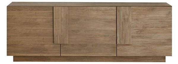 Mobile TV Moderno 3 Ante Jupiter 182x44x63 cm Noce Mercure