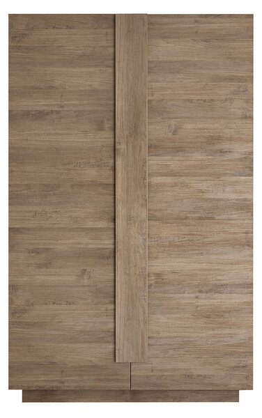Madia Mobile Soggiorno Alto 2 Ante Jupiter 121x44x193 cm Noce Mercure