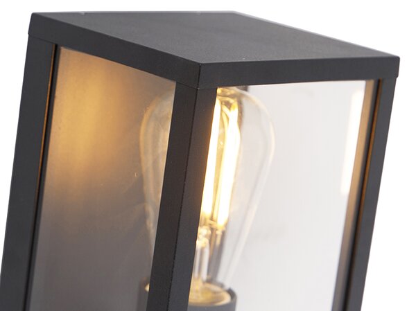Lampada da parete smart nera 38 cm 2 luci IP44 con Wifi ST64 - Charlois