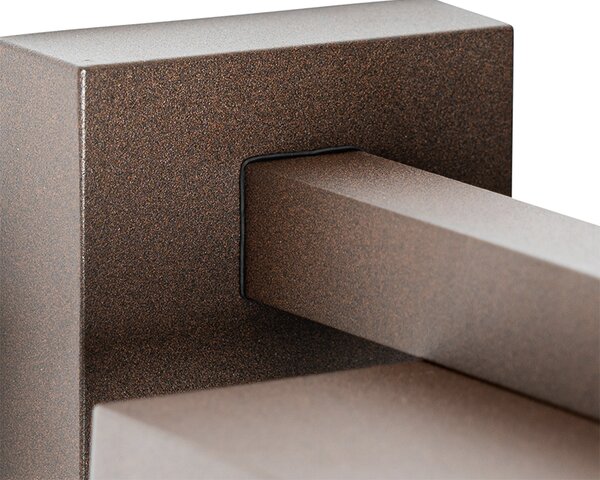 Applique da esterno Marrone ruggine con sensore di movimento IP44 - Charlois