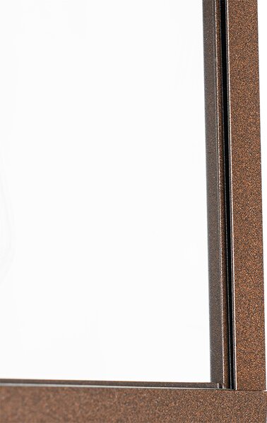 Applique da esterno Marrone ruggine con sensore di movimento IP44 - Charlois