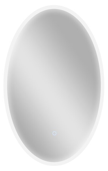 HOMCOM Specchio da bagno con illuminazione, anti-appannamento e 3 colori di luce, 50x4x80cm, Trasparente | Aosom Italy