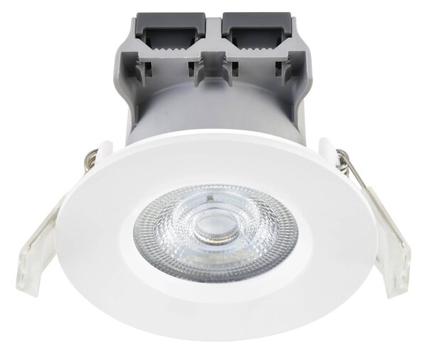 MEGAMAN Faretto LED da incasso Matter Tego, bianco, RGBW, IP65, smart dimmerabile, Bianco / Opale, Bagno, Plastica, Plafoniera