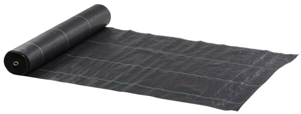 Telo per Pacciamatura 50x2 m Traspirante e Anti-UV in Polipropilene Nero