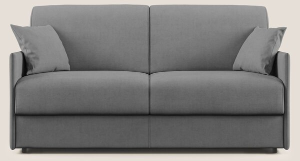 Evans Divano letto in morbido tessuto impermeabile T02 grigio