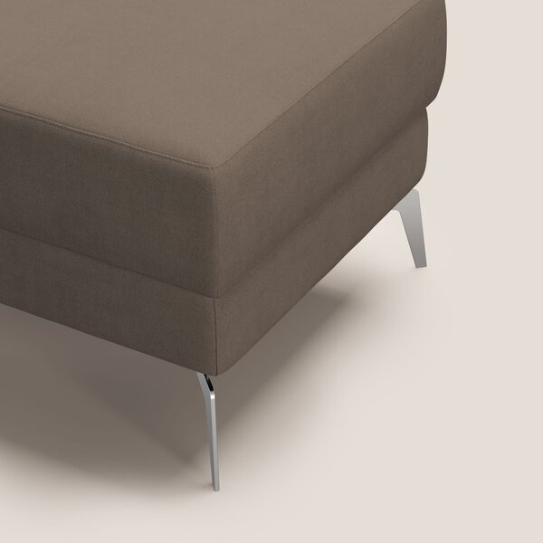 Star Pouf con piedini alti in tessuto impermeabile T02 marrone